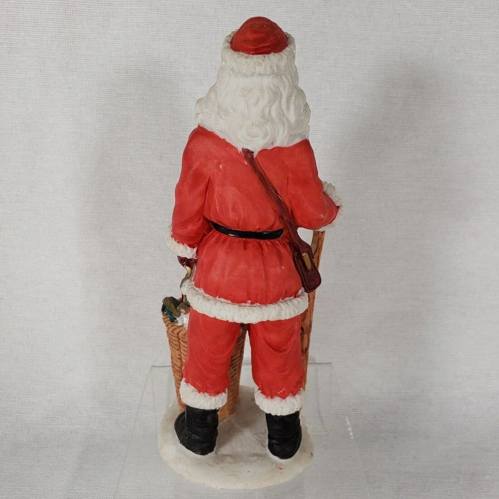 Vintage Christmas‎ Mornin' Santa Claus Figurine Made In Taiwan 5.5
